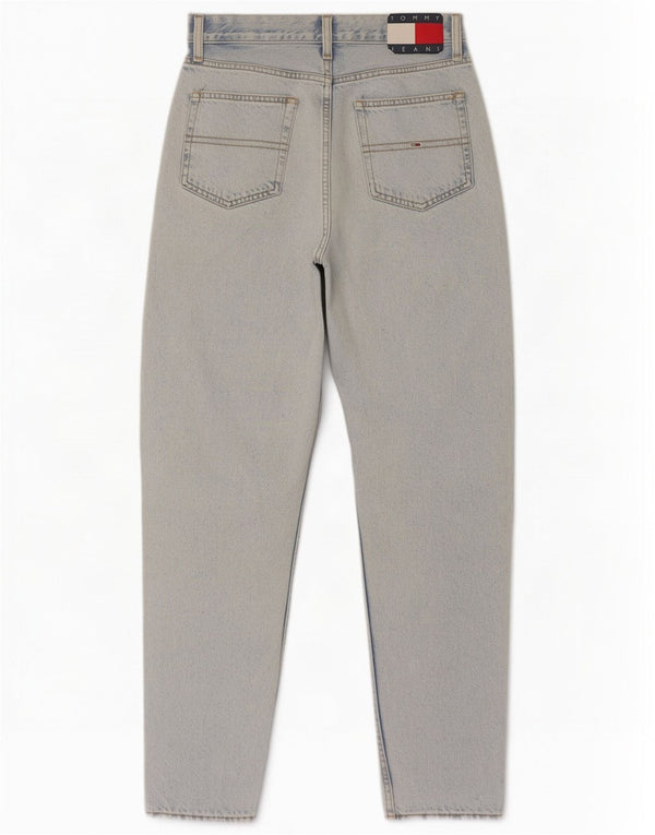 Tommy Hilfiger Womens Mom Ultra High-Rise Tapered Jeans W27 L28 Blue