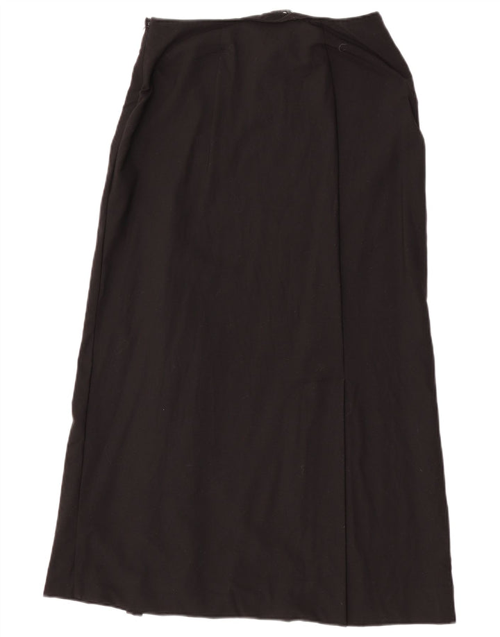 Cos Womens Maxi Skirt EU 36 Small W26 Black Wool