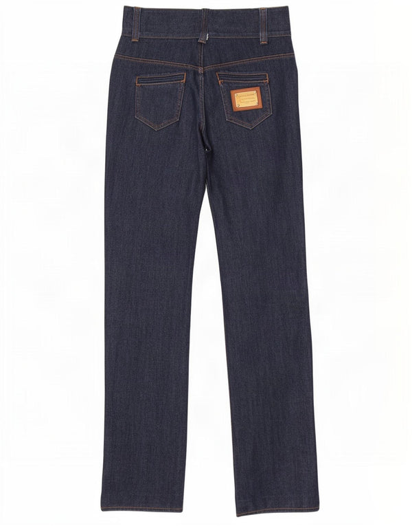 Dolce & Gabbana Womens Slim Jeans IT 40 Small W26 L31 Navy Blue Cotton