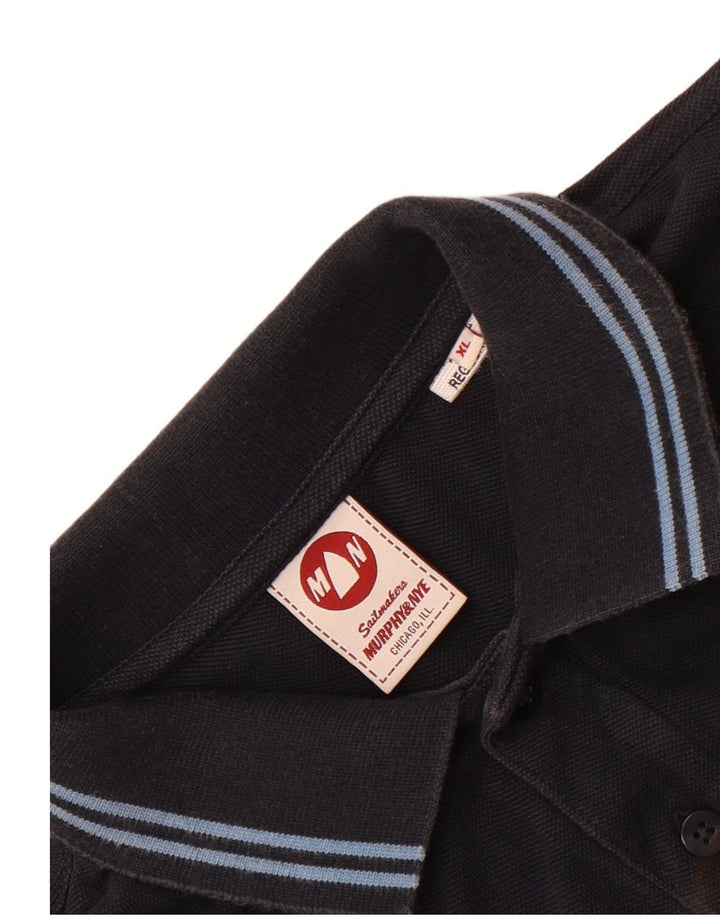 Murphy & Nye Mens Sailmakers Polo Shirt XL Navy Blue