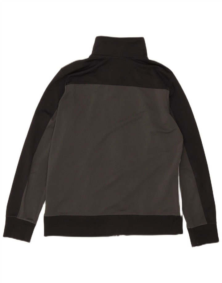 Nike Boys Tracksuit Top Jacket 13-14 Years XL Grey Colourblock Polyester