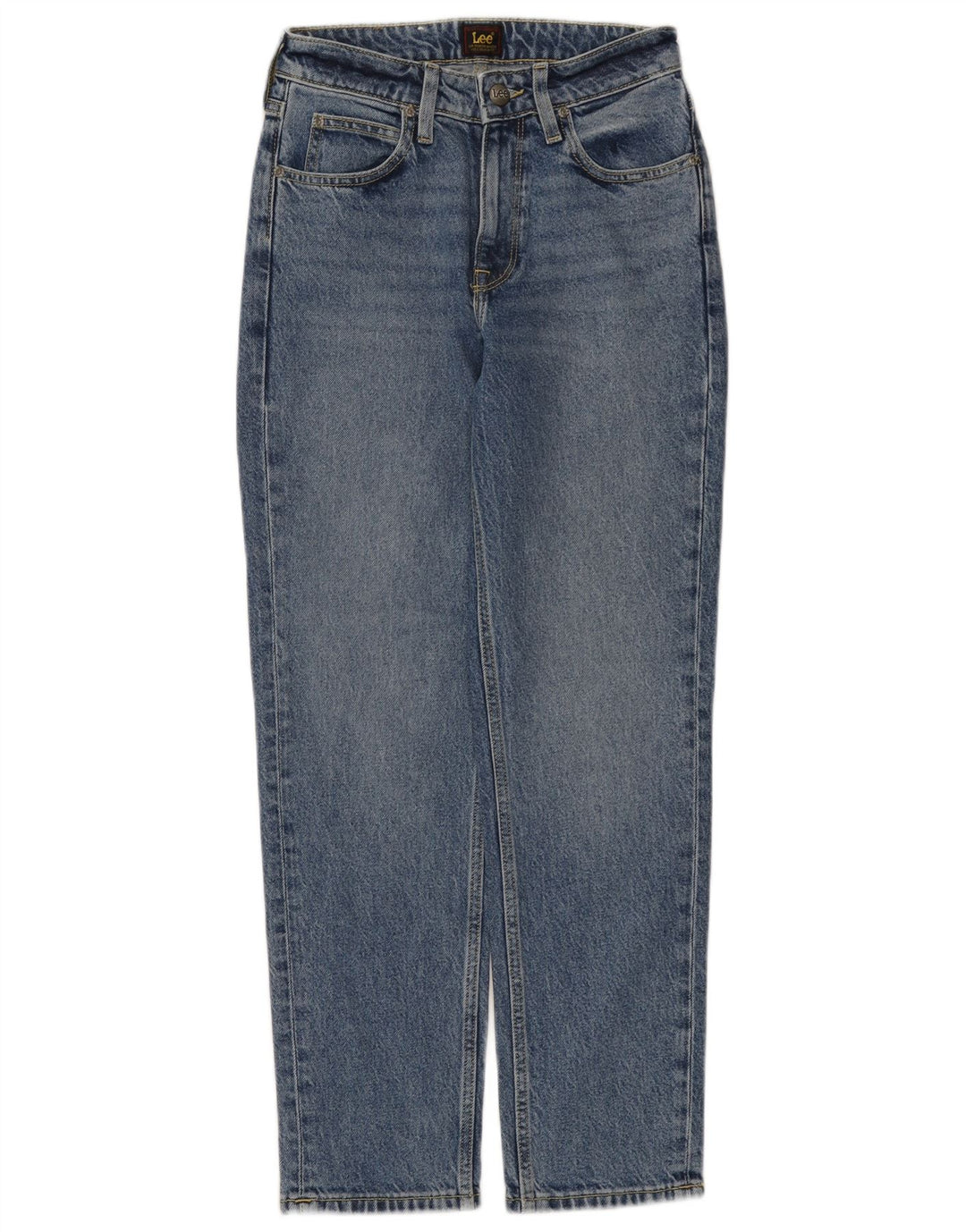 Lee Womens Carol Slim Jeans W25 L27 Blue Cotton