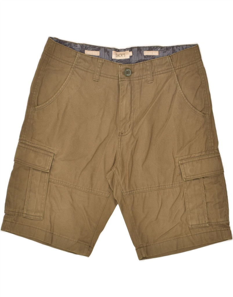 DACK'S Mens Regular Fit Cargo Shorts IT 48 Medium W32  Brown Cotton | Vintage Dack's | Thrift | Second-Hand Dack's | Used Clothing | Messina Hembry 