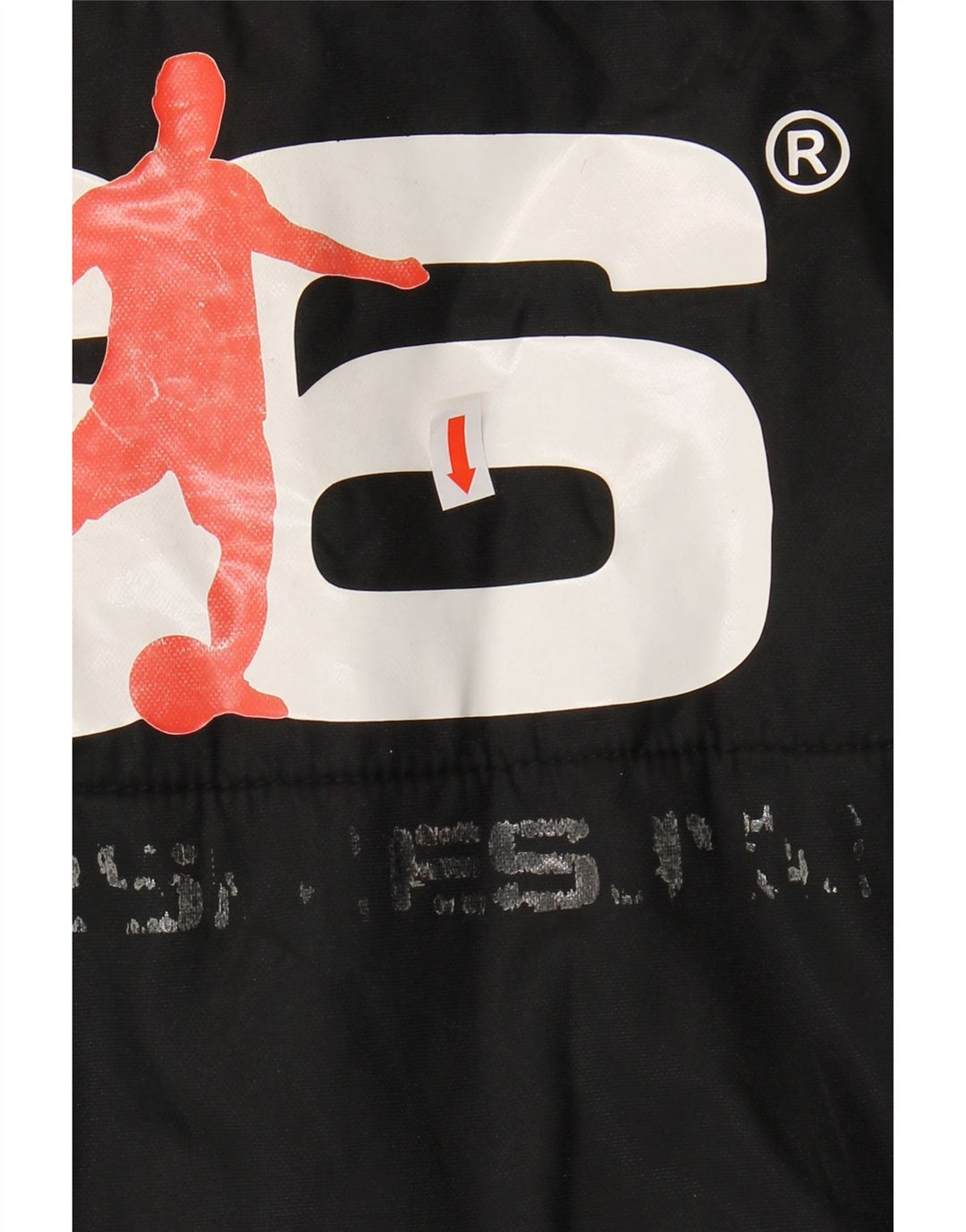 PUMA Mens Graphic Padded Jacket UK 40 Large Black Nylon