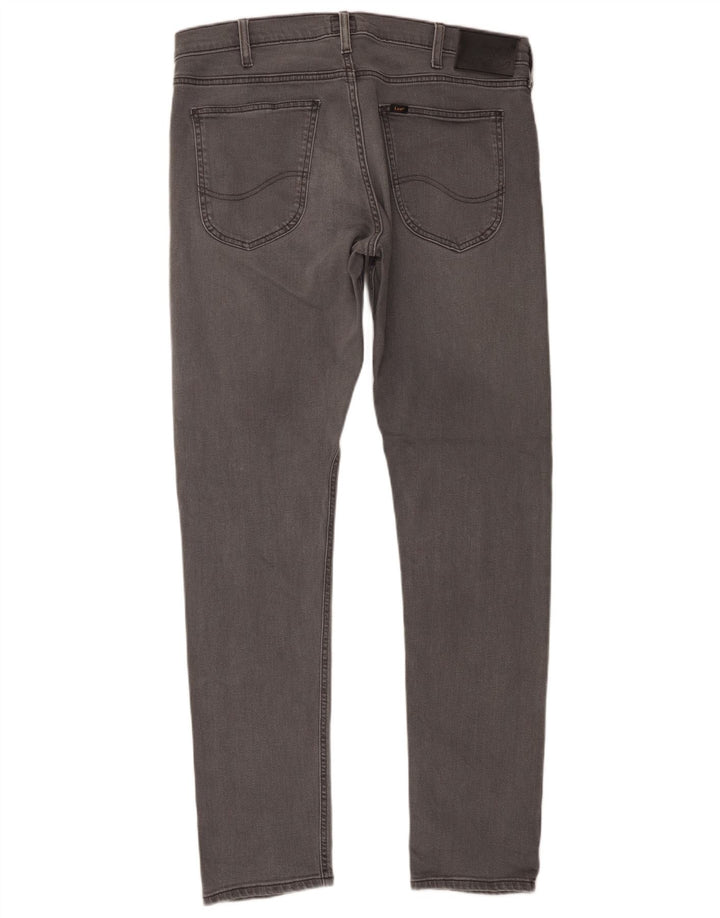 Lee Mens Luke Slim Jeans W36 L34 Grey Cotton