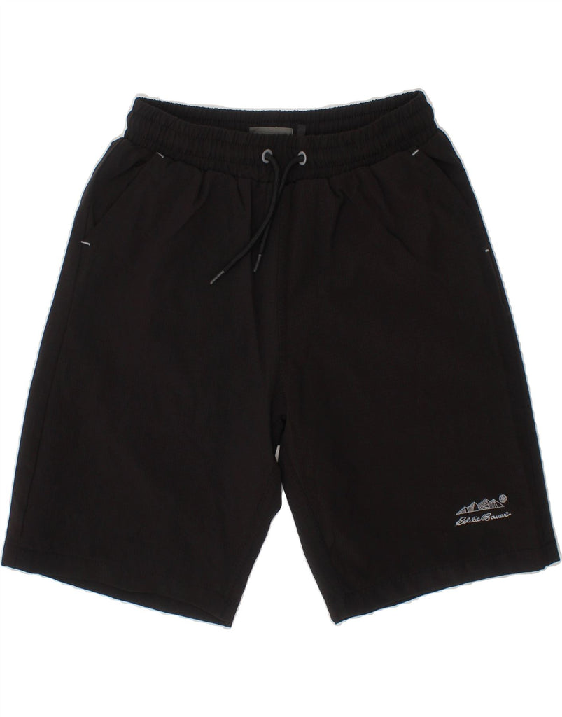EDDIE BAUER Boys Sport Shorts 7-8 Years Small Black Polyester Vintage Eddie Bauer and Second-Hand Eddie Bauer from Messina Hembry 