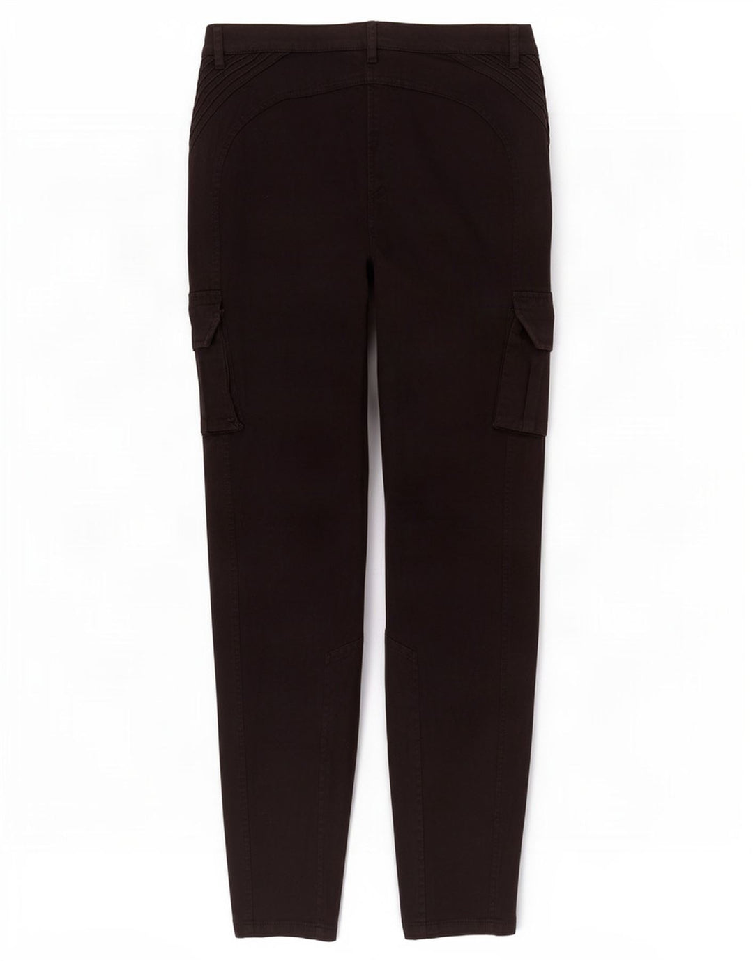 Zara Womens Slim Cargo Trousers EU 40 Medium W30 L30 Black Cotton