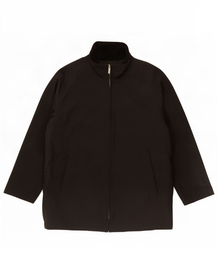 Milestone Mens Windbreaker Jacket EU 54 2XL Black Polyester