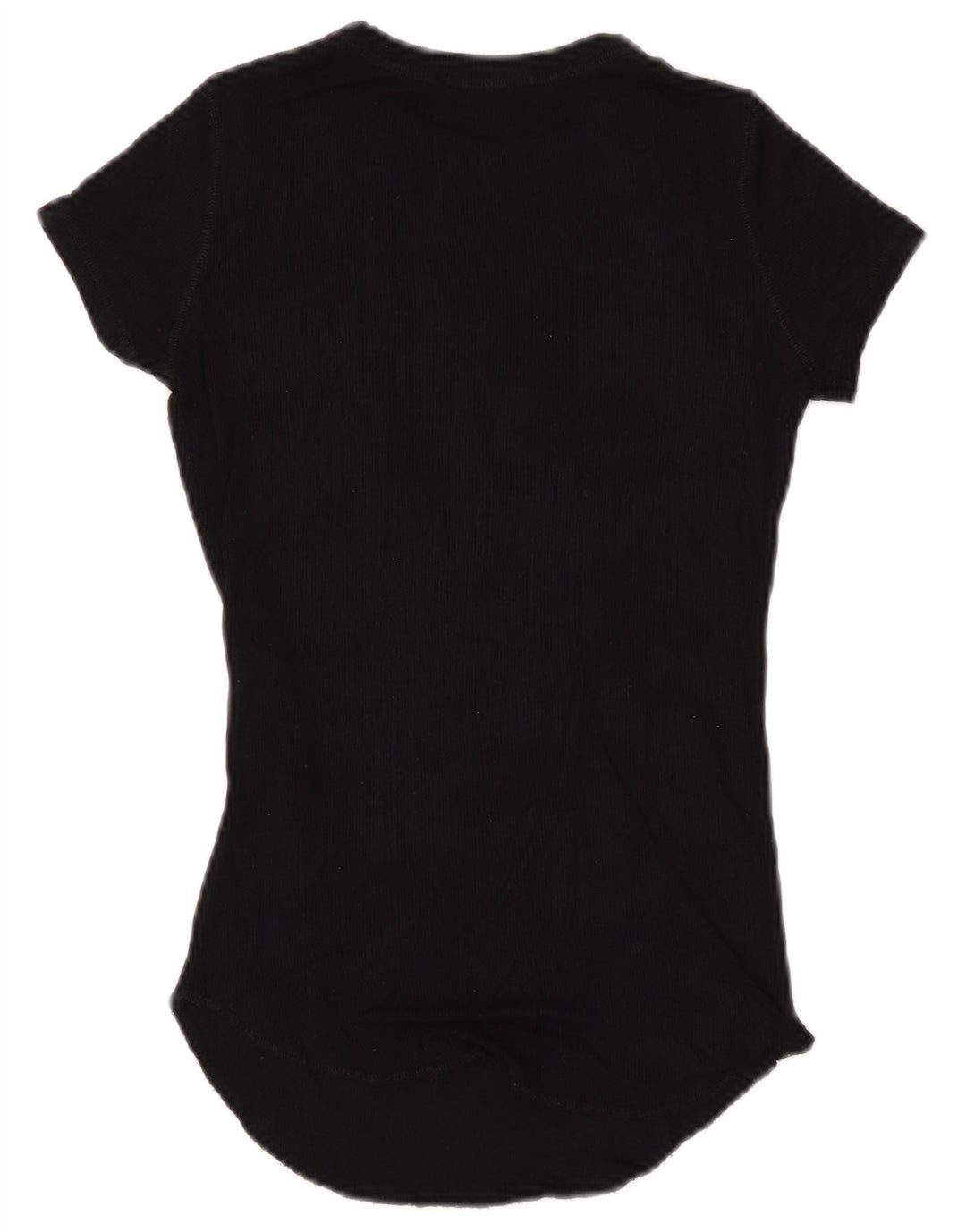 Zara Womens T-Shirt Top UK 10 Small Black