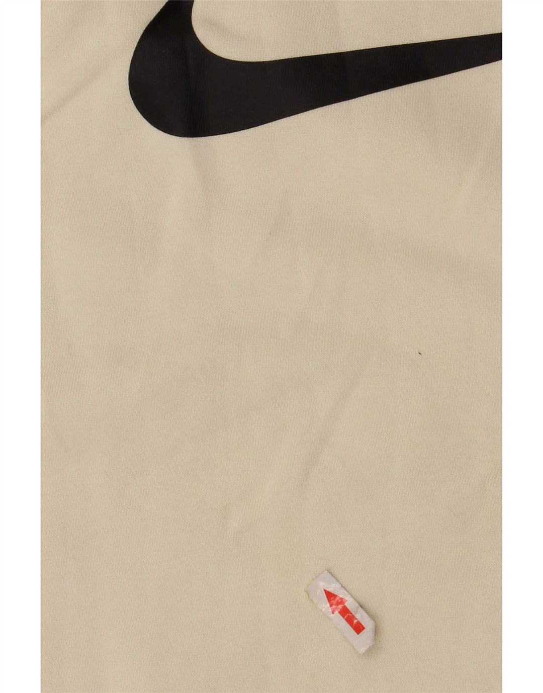 Nike Mens Graphic Sweatshirt Jumper Medium Off White Colourblock Cotton