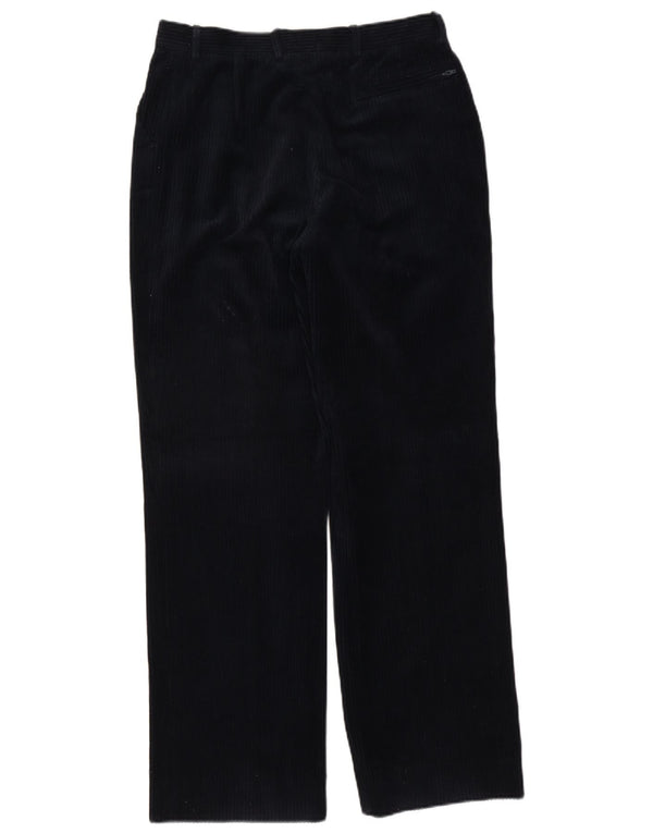 Sergio Tacchini Mens Corduroy Trousers IT 50 Large W32 L32 Navy Blue