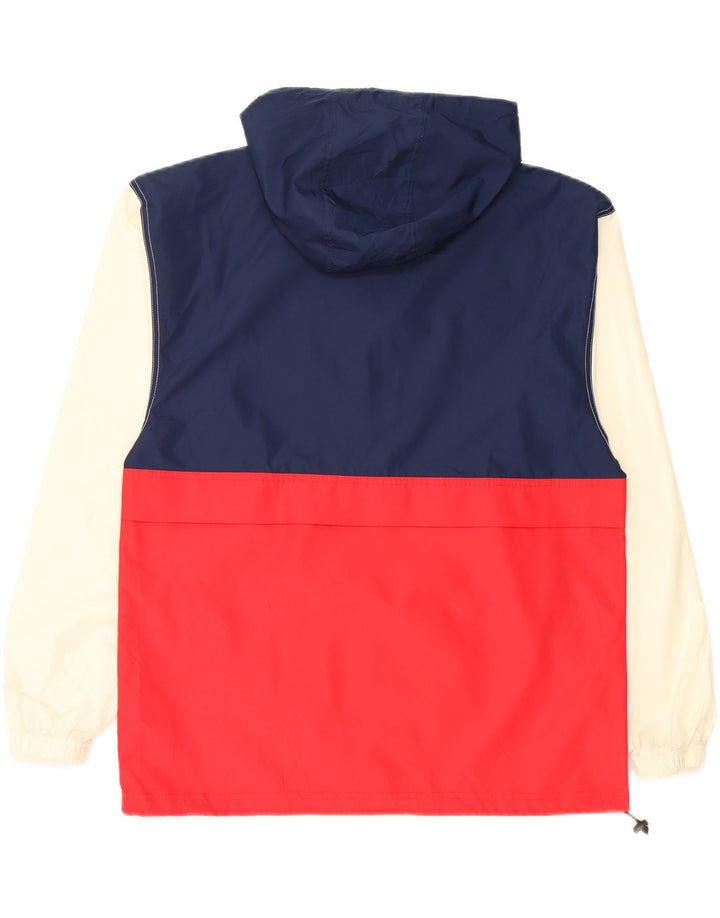 CHAMPION Mens Hooded Anorak Jacket UK 38 Medium Multicoloured Colourblock