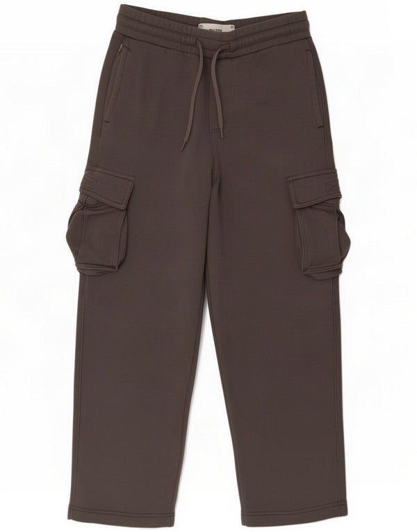 Hollister Mens Cargo Tracksuit Trousers XS Grey Cotton