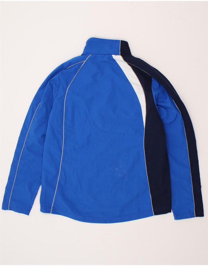 ERREA Mens Tracksuit Top Jacket Large Blue Colourblock Polyester Vintage Errea and Second-Hand Errea from Messina Hembry 