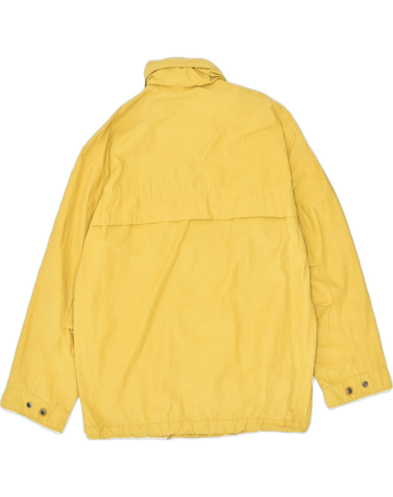 JAMES DILLON Mens Hooded Utility Jacket UK 38 Medium Yellow Cotton | Vintage James Dillon | Thrift | Second-Hand James Dillon | Used Clothing | Messina Hembry 