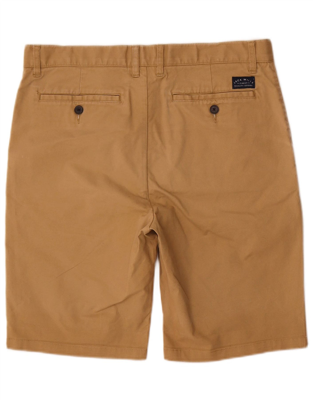 Jack Wills Mens Chino Shorts W34 Large Beige Cotton