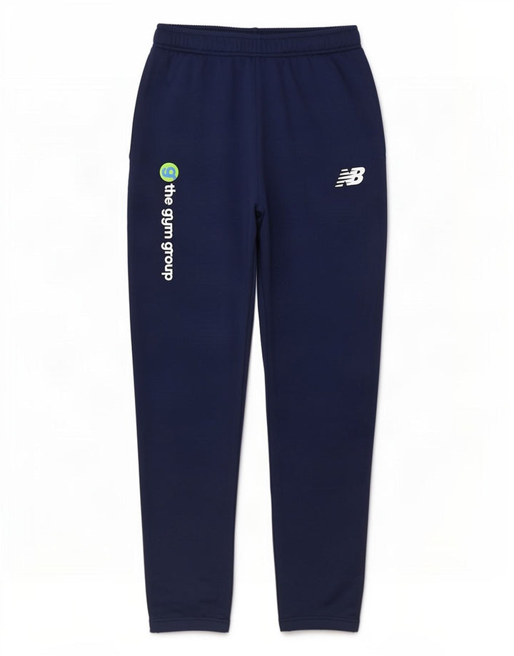 New Balance Mens Graphic Tracksuit Trousers Medium Navy Blue Polyester