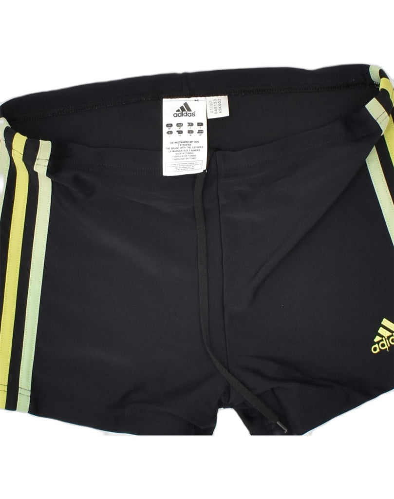 ADIDAS Boys Sport Shorts 12-13 Years Black Polyamide | Vintage Adidas | Thrift | Second-Hand Adidas | Used Clothing | Messina Hembry 