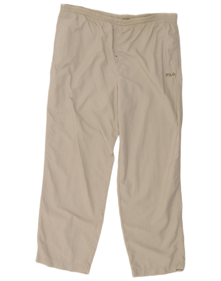 Fila Mens Tracksuit Trousers 2XL Beige