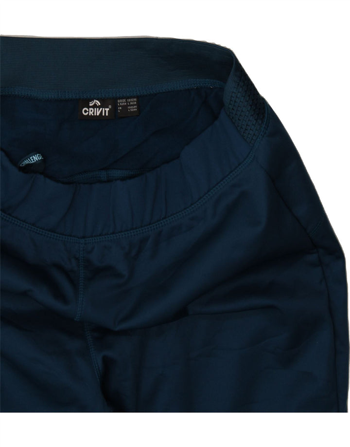 CRIVIT Mens Tracksuit Trousers Large  Navy Blue Polyester Vintage Crivit and Second-Hand Crivit from Messina Hembry 