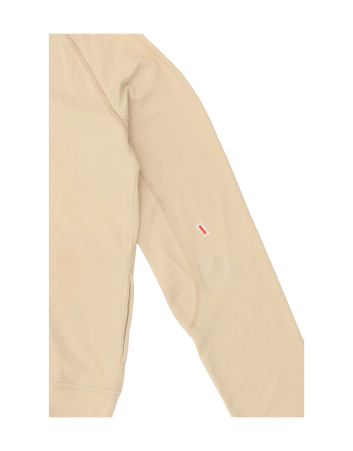 THINK PINK Womens Tracksuit Top Jacket UK 16 Large  Beige Vintage Think Pink and Second-Hand Think Pink from Messina Hembry 
