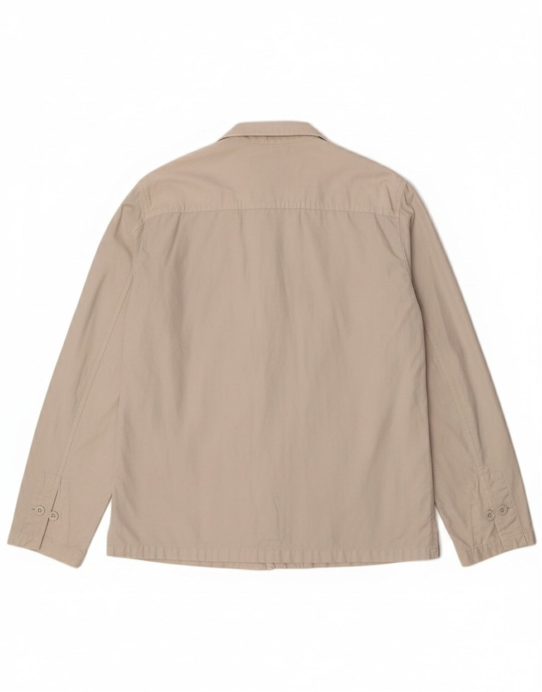 Gas Mens Bomber Jacket UK 42 XL Off White Cotton