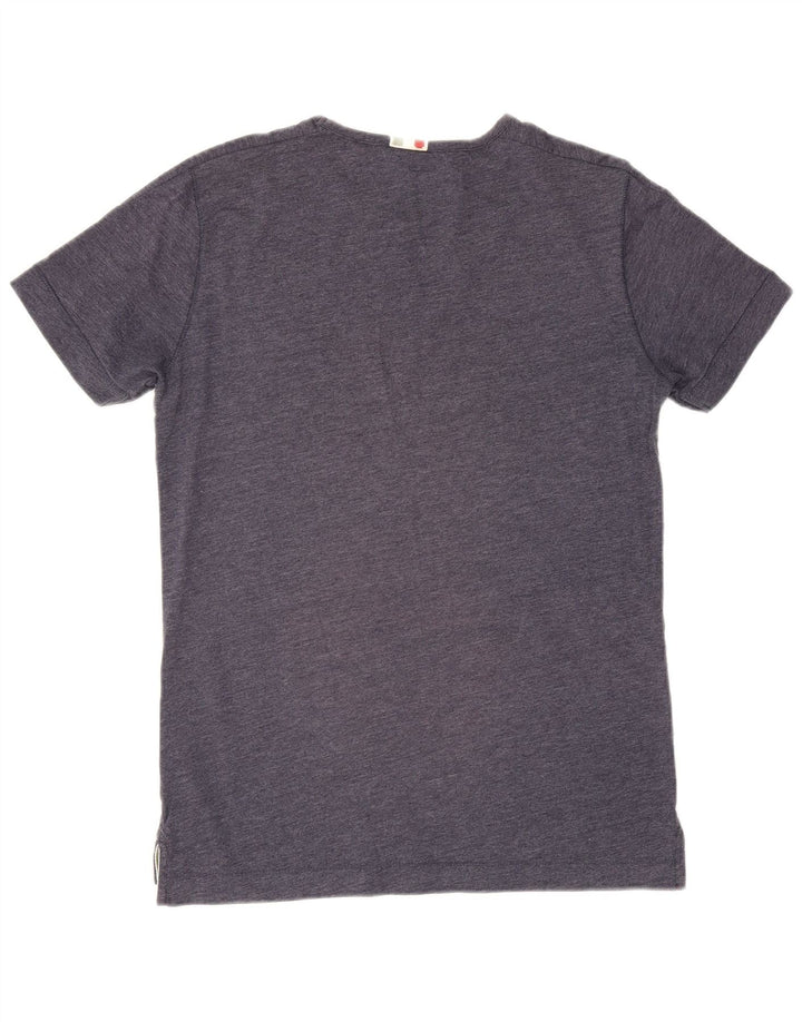 Puma Mens Italia Graphic T-Shirt Top Medium Navy Blue