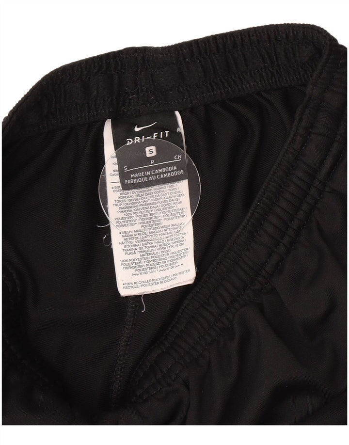 Nike Womens Dri Fit Tracksuit Trousers UK 8 Small Black Polyester