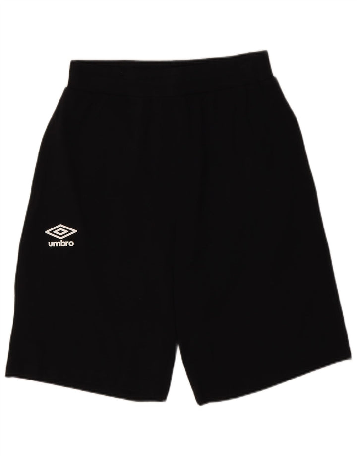 Umbro Mens Sport Shorts Small Black Cotton