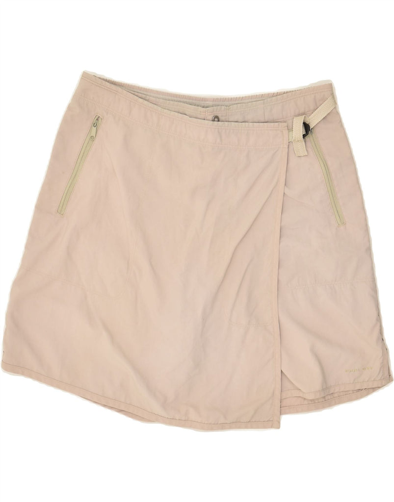 COLUMBIA Womens Skort UK 14 Medium Beige Nylon | Vintage Columbia | Thrift | Second-Hand Columbia | Used Clothing | Messina Hembry 