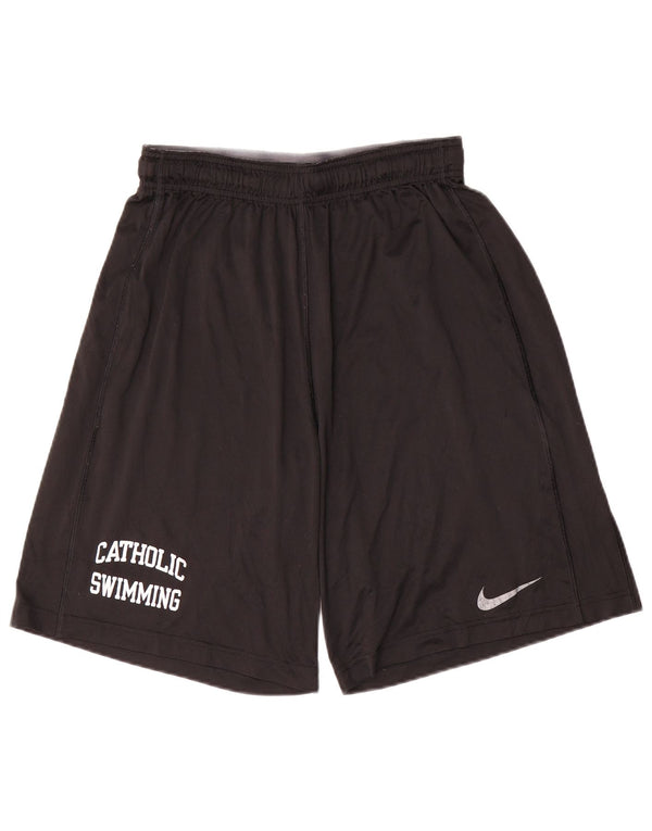 Nike Mens Dri Fit Graphic Sport Shorts Medium Black Polyester