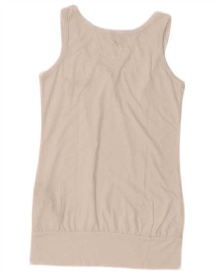 Puma Womens Vest Top UK 10 Small White Polyester