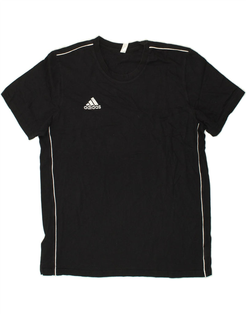 ADIDAS Mens Graphic T-Shirt Top Large Black Cotton | Vintage Adidas | Thrift | Second-Hand Adidas | Used Clothing | Messina Hembry 
