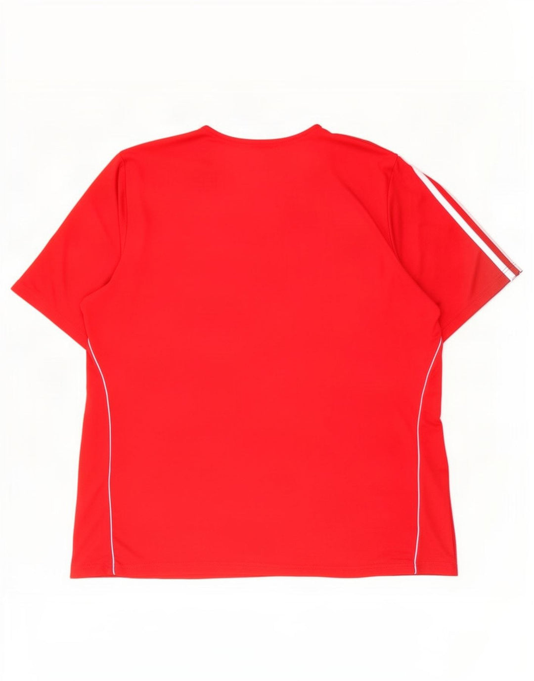 Adidas Mens Climalite T-Shirt Top 2XL Red Polyester