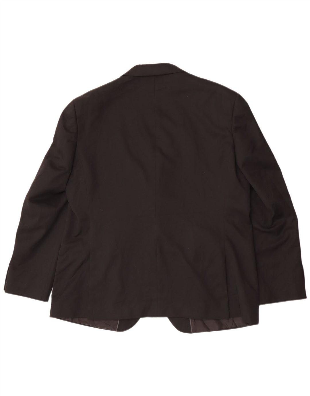 Marks & Spencer Mens 2 Button Blazer Jacket UK 46 XL Black Polyester