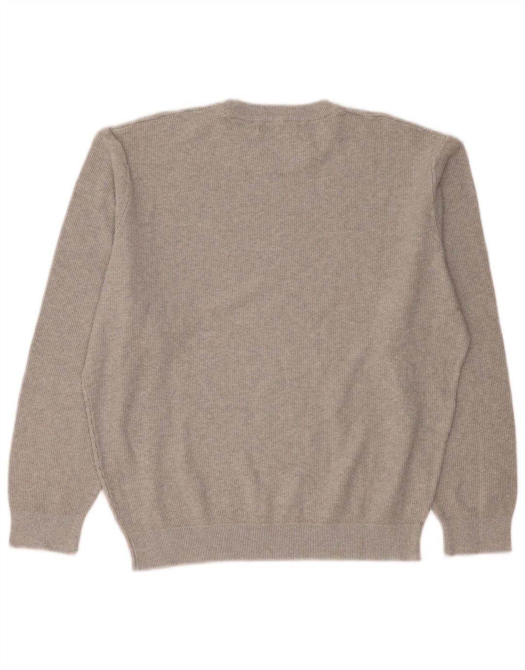 Zara Womens Crew Neck Jumper Sweater UK 18 XL Grey