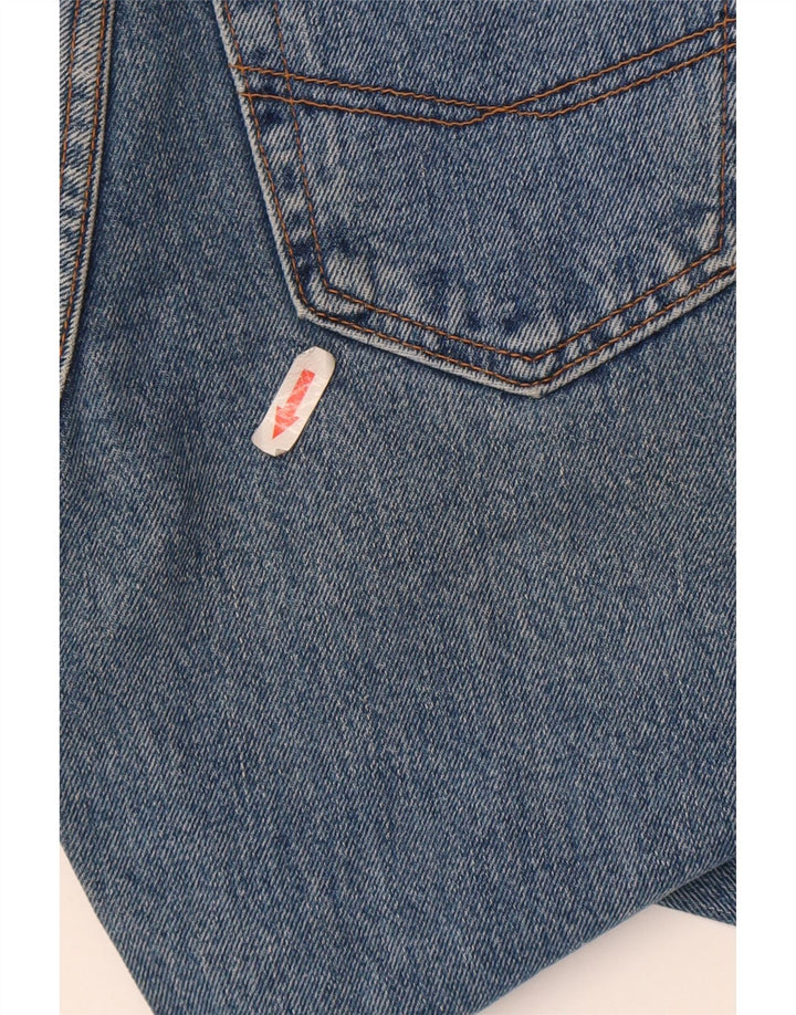 Rifle Womens Straight Jeans W28 L34 Blue Cotton