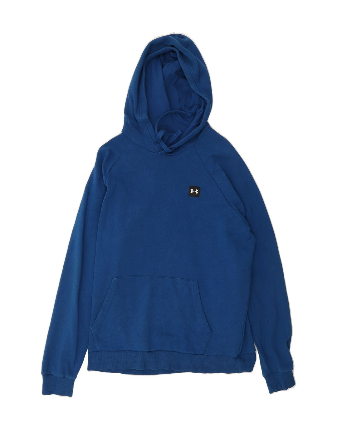 UNDER ARMOUR Mens Cold Gear Hoodie Jumper Large Blue Cotton Vintage Under Armour and Second-Hand Under Armour from Messina Hembry 