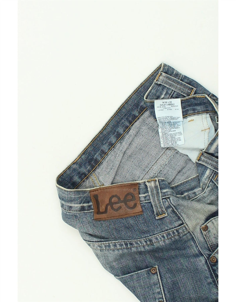 LEE Mens Straight Jeans W36 L29 Blue Cotton | Vintage Lee | Thrift | Second-Hand Lee | Used Clothing | Messina Hembry 