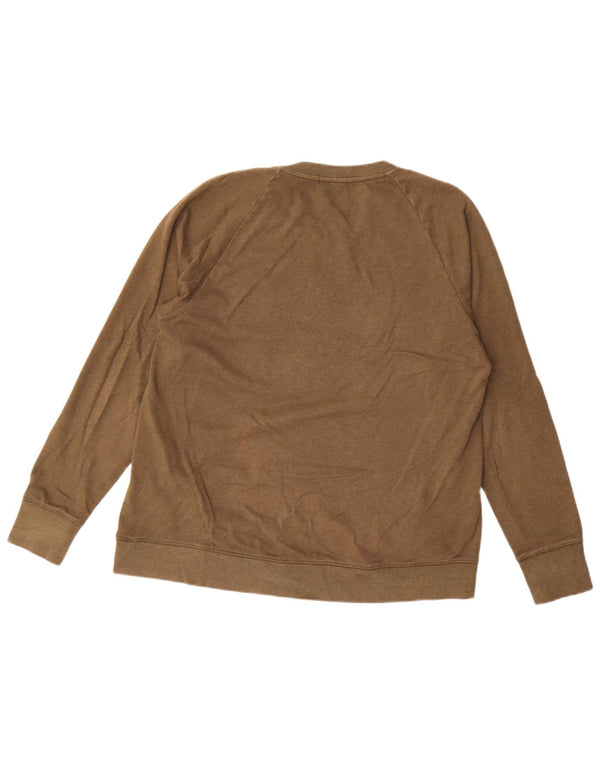 Gap Mens Graphic Sweatshirt Jumper Medium Khaki Cotton