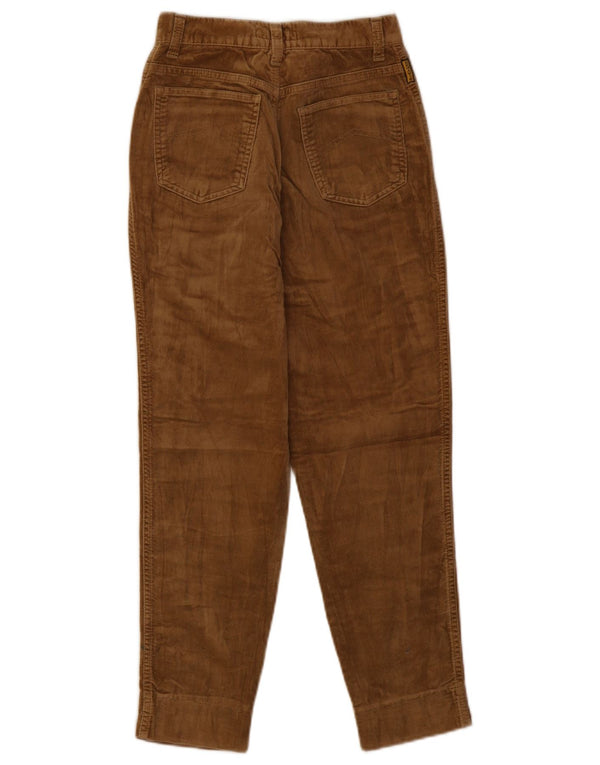 Giorgio Armani Girls Tapered Casual Trousers 10-11 Years W22 L24 Brown