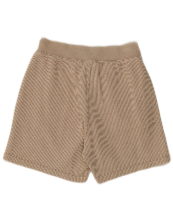 Champion Womens Sport Shorts UK 6 XS Beige Cotton