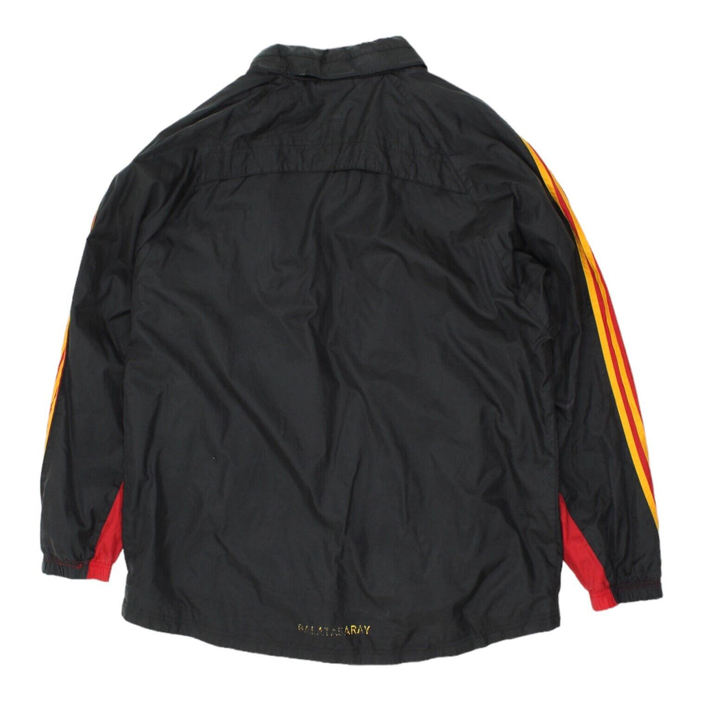 Galatasaray 2005 Adidas Mens Black Rain Coat | Vintage Football Sportswear VTG Vintage Messina Hembry and Second-Hand Messina Hembry from Messina Hembry 