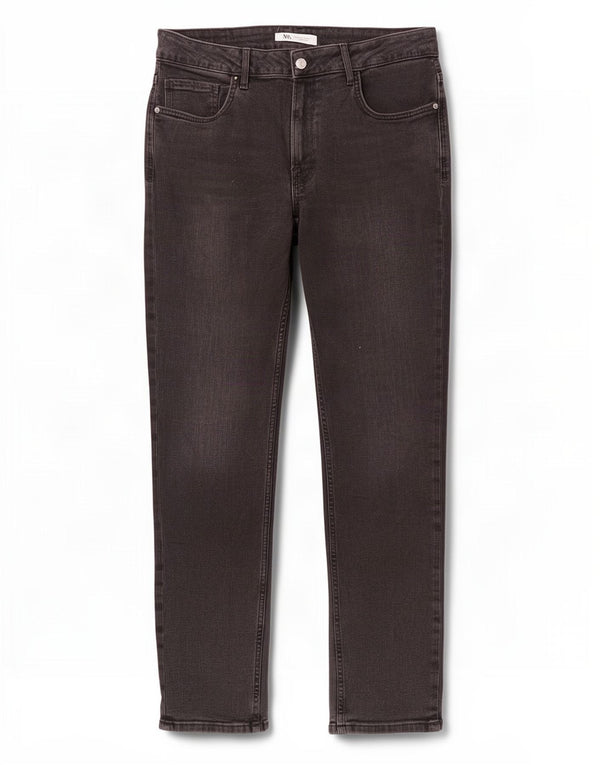 Zara Mens Slim Jeans EU 44 Large W34 L31 Black