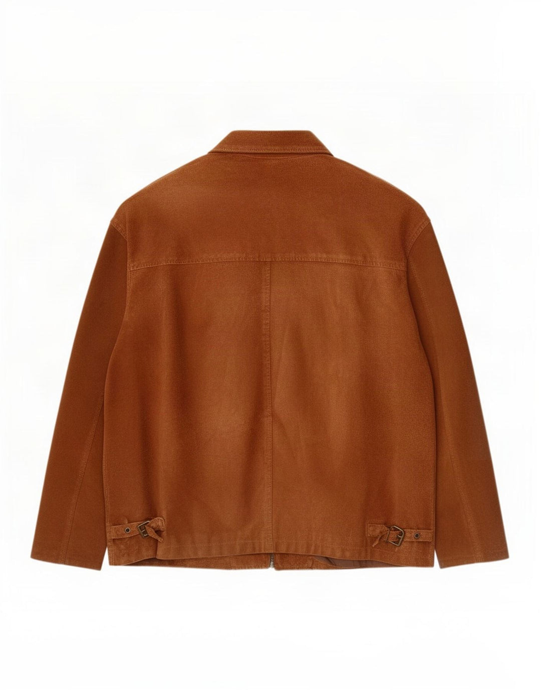Vintage Mens Suede Jacket UK 42 XL Brown Leather