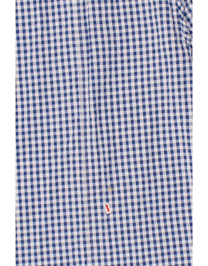 TOMMY HILFIGER Mens Slim Fit Shirt Small Blue Gingham Vintage Tommy Hilfiger and Second-Hand Tommy Hilfiger from Messina Hembry 