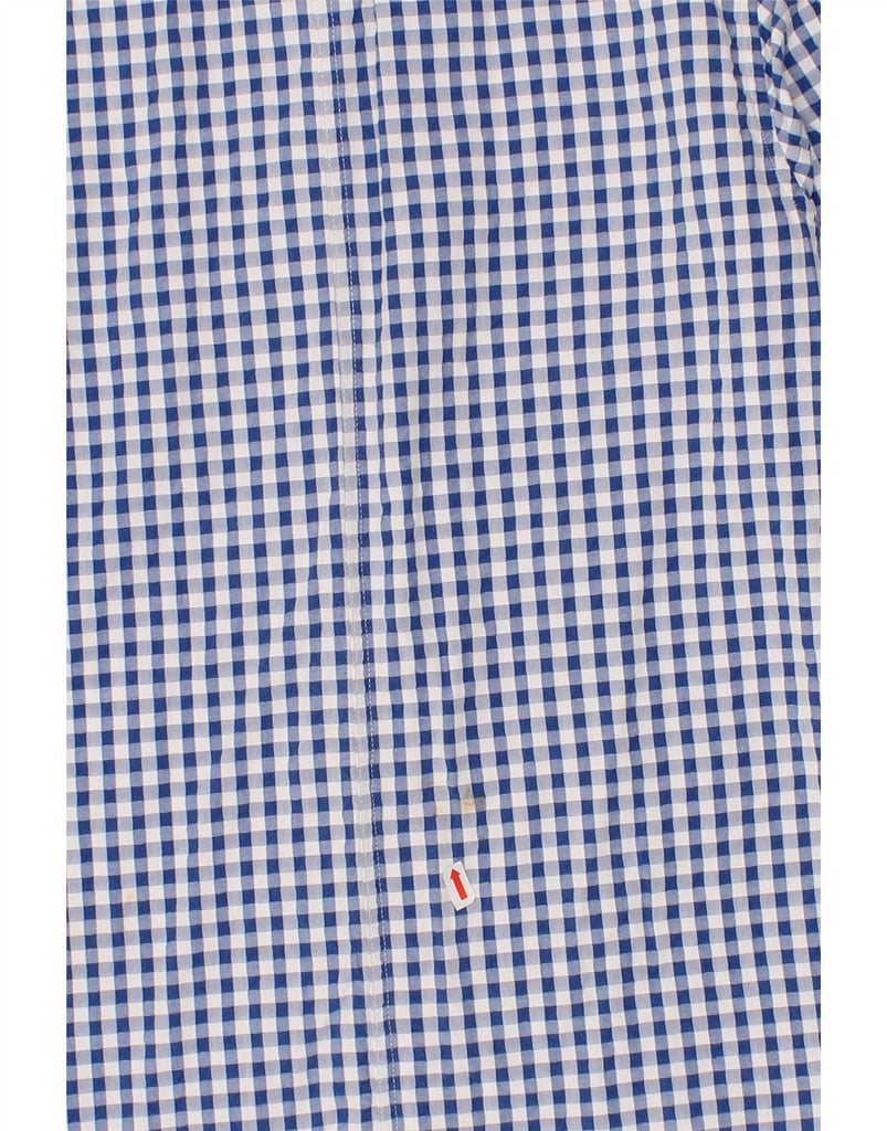 TOMMY HILFIGER Mens Slim Fit Shirt Small Blue Gingham Vintage Tommy Hilfiger and Second-Hand Tommy Hilfiger from Messina Hembry 