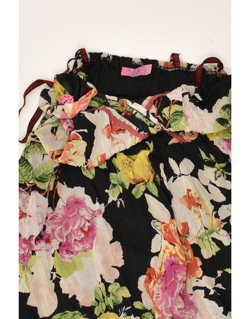 JOE BROWNS Womens Sundress UK 10 Small  Multicoloured Floral Polyester | Vintage Joe Browns | Thrift | Second-Hand Joe Browns | Used Clothing | Messina Hembry 