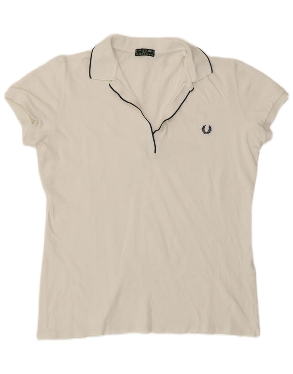 Fred Perry Womens Polo Shirt UK 20 2XL White