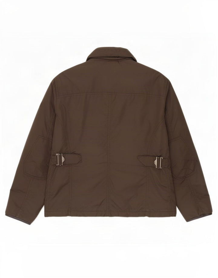 PEUTEREY Mens Utility Jacket UK 44 2XL Brown Polyamide